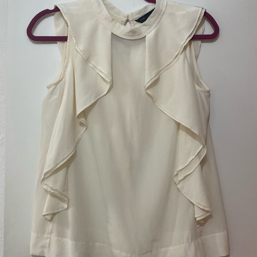 Silk ivory top